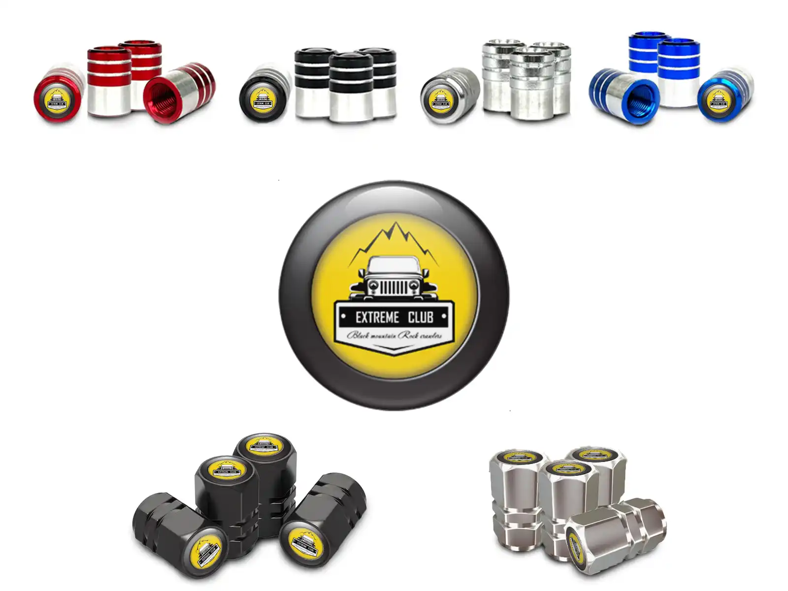 Tapones Llantas Autos Estilo Fuerza